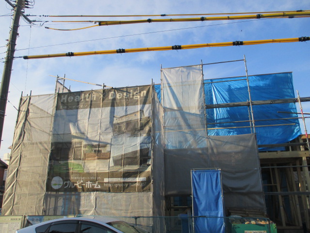 岡崎市　床暖房のある家　祝上棟