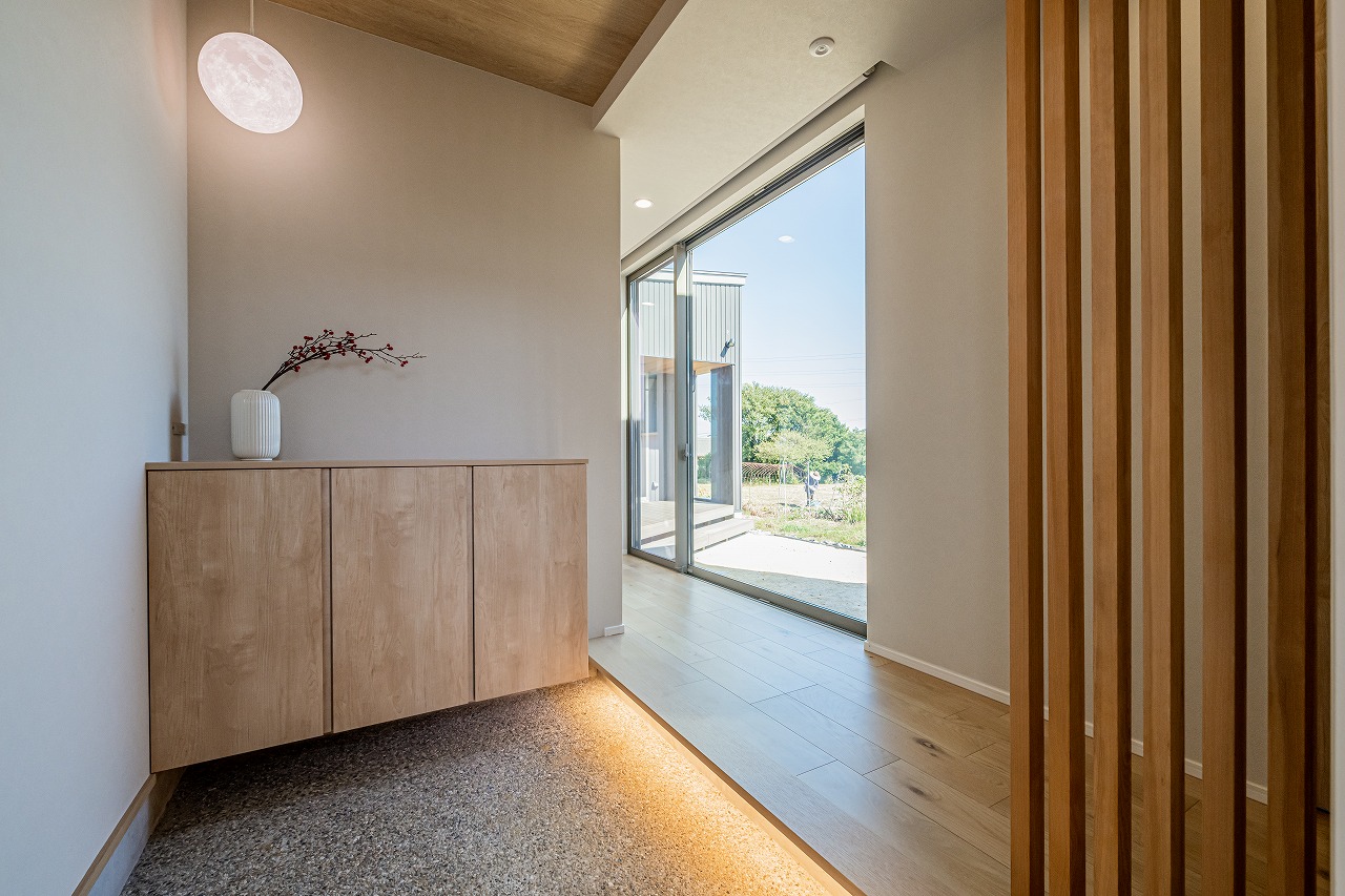 非公開: 毎日の動線にゆとりを、中庭とつながる和モダンの家