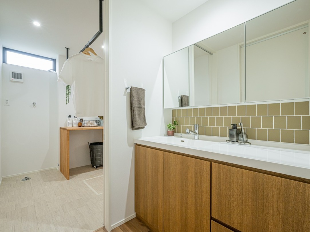 水まわりをまとめ家事効率をアップ