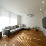 大開口窓のリビング