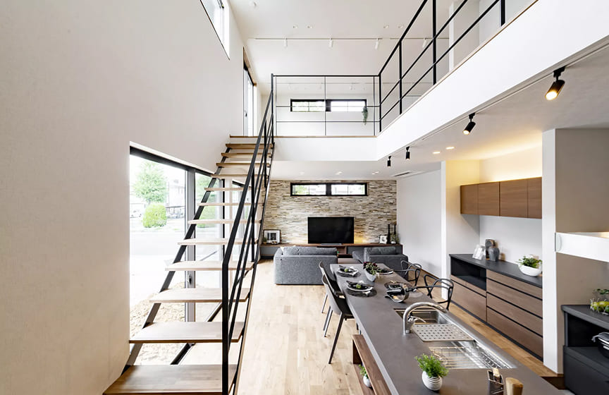 モデルハウスの内観